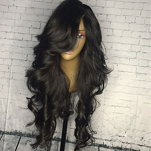 

cheap brazilian 100 virgin human hair 130 density lace front wigs with baby hair 8 26 glueless lace front human hair lace wigs natural hairline