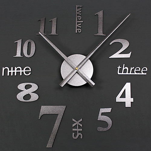 

Modern Contemporary / Retro Round Novelty / Characters / Holiday Indoor / Outdoor AA Decoration Wall Clock Analog Emboss No