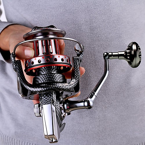 

Fishing Reel Spinning Reel / Conventional / Trolling Reel 4.7:1 Gear Ratio11 Ball Bearings Sea Fishing / Bait Casting / Ice Fishing - AFL12000 / Jigging Fishing / Freshwater Fishing / Carp Fishing