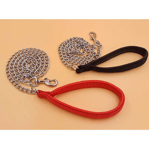 

Dog Leash Portable Soft Solid Colored Stainless Steel Small Dog Medium Dog Large Dog