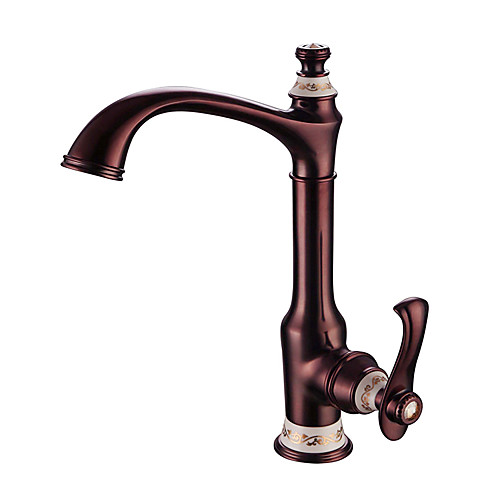 

Kitchen faucet Oil-rubbed Bronze Centerset Contemporary Kitchen Taps