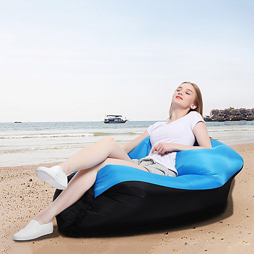 

Air Sofa Inflatable Sofa Sleep lounger Air Bed Outdoor Camping Waterproof Portable Fast Inflatable Heat Insulation Oxford for 1 person Fishing Beach Camping Spring Summer Fall Black / Red Green