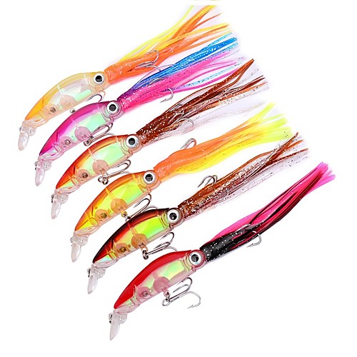 

6 pcs Fishing Lures Hard Bait Minnow Octopus Sinking Bass Trout Pike Sea Fishing Fly Fishing Bait Casting Plastic / Ice Fishing / Spinning / Jigging Fishing / Freshwater Fishing / Carp Fishing