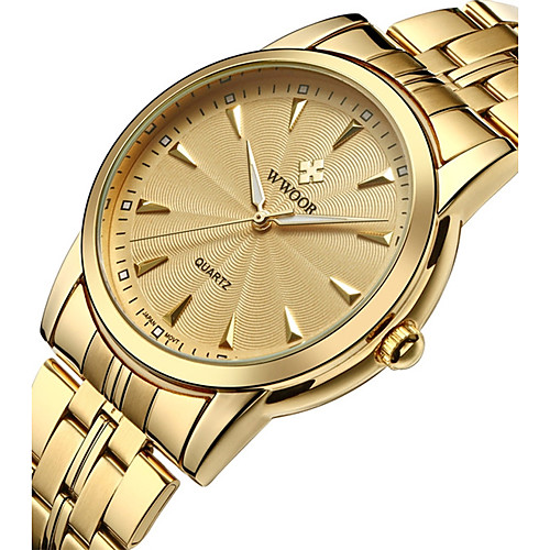

Men's Casual Watch Fashion Watch Analog Quartz Luxury Water Resistant / Waterproof Creative / Stainless Steel / Stainless Steel / Two Years
