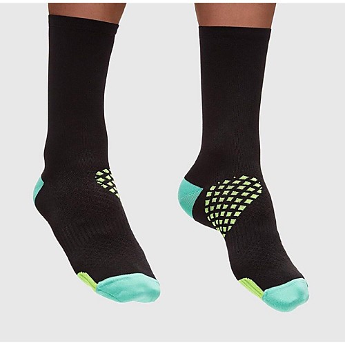 

Compression Socks Athletic Sports Socks Cycling Socks Men's Women's Running Cycling / Bike Bike / Cycling Lightweight Anatomic Design Breathability 1 Pair Nylon Spandex Light Green Black / Red White