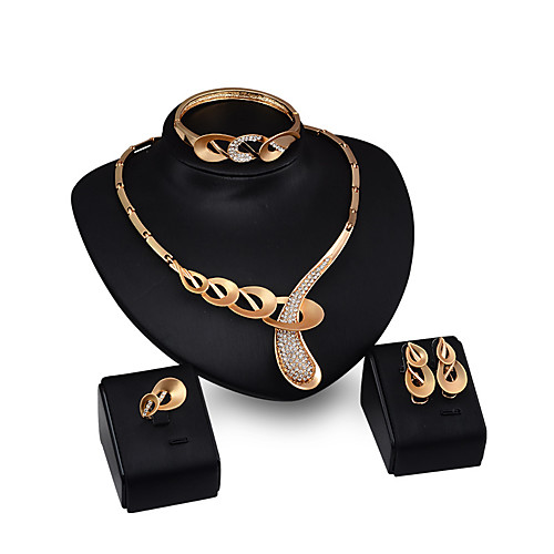 

Women's Pendant Necklace Personalized Fashion Gold Plated Earrings Jewelry Gold For Engagement Evening Party Club