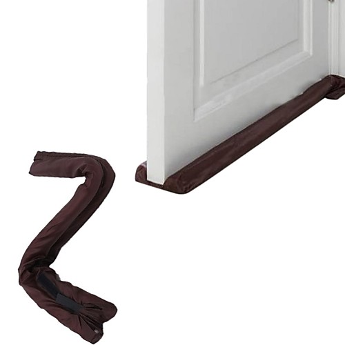 

Twin Door Draft Dodger Guard Stopper Energy Saving Protector Dustproof Doorstop Home