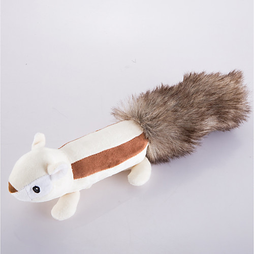 

Plush Toy Squeaking Toy Interactive Cat Toys Fun Cat Toys Dog Puppy Cute Squeak / Squeaking Squirrel Faux Fur Gift Pet Toy Pet Play