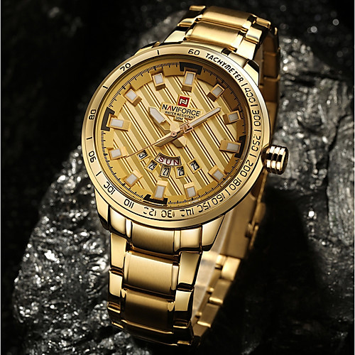 

Men's Sport Watch Military Watch Analog Quartz Charm Water Resistant / Waterproof Calendar / date / day Creative / Two Years / Stainless Steel / Stainless Steel / Japanese