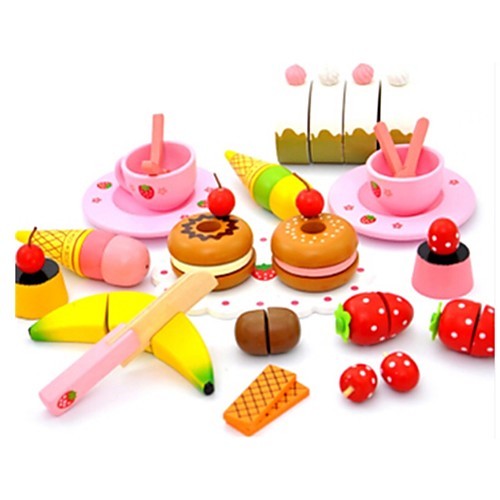 

Toy Kitchen Set Toy Food / Play Food Pretend Play Vegetables Fruit Fruits & Vegetables Plastics Kid's Girls' Toy Gift 20 pcs