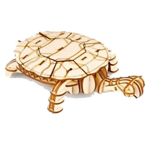 

3D Puzzle Jigsaw Puzzle Wooden Model Animals DIY Wooden Natural Wood Kid's Unisex Toy Gift