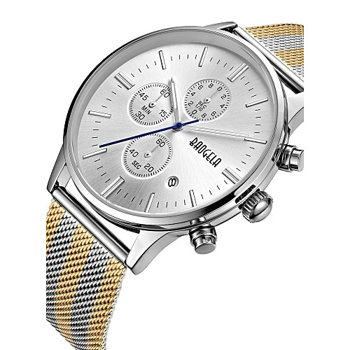 

Men's Casual Watch Sport Watch Fashion Watch Japanese Japanese Quartz Stainless Steel Black / Silver / Gold 50 m Water Resistant / Waterproof Calendar / date / day Creative Analog Charm Luxury