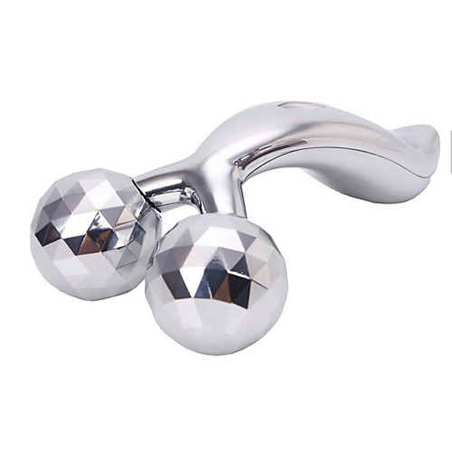 

1Pcs Unisex Portable Silver 3D Health Care Thin Face Detector Slimming Abs Facial Massage Relaxation Beauty Healthy Tool