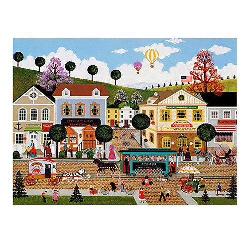 

1000 pcs House Horse Jigsaw Puzzle Educational Toy Adult Puzzle Jumbo Wooden Adults' Toy Gift