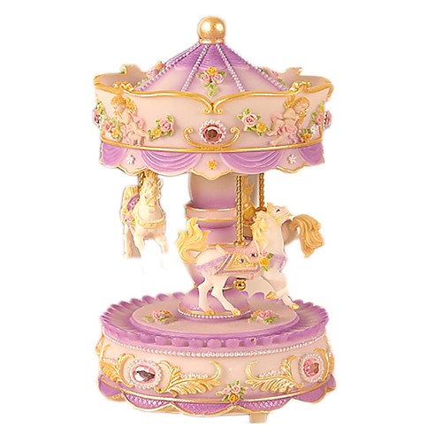 

Music Box Carousel Music Box Horse Carousel Lovely Unique Plastics Women's Girls' Kid's Adults Kids 1 pcs Graduation Gifts Toy Gift / 14 years