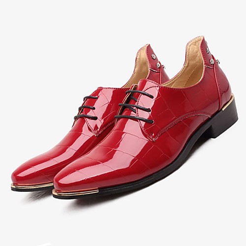 

Men's Formal Shoes TPU Fall / Winter Wedding Shoes Black / Navy Blue / Red / Dress Shoes / EU42