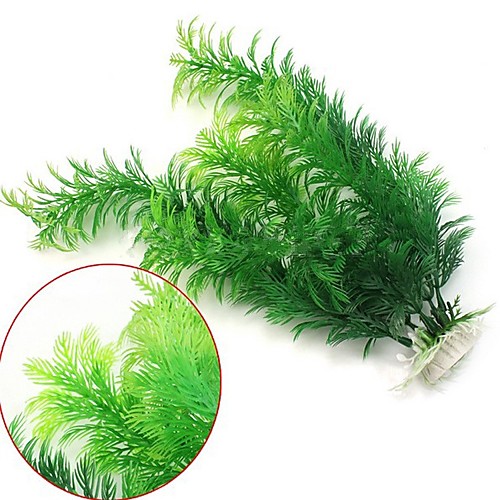 

Fish Tank Aquarium Decoration Artificial Plants Hornwort Anacharis Fish Bowl Waterplant Artificial Plants Green Plastic 30 cm