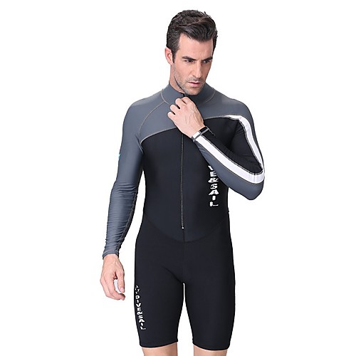 

Dive&Sail Men's Rash Guard Dive Skin Suit Elastane Diving Suit Quick Dry Stretchy Long Sleeve Diving Fashion Spring Summer