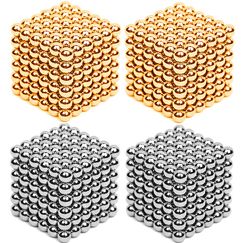 

864 pcs 3mm Magnet Toy Magnetic Balls Building Blocks Super Strong Rare-Earth Magnets Neodymium Magnet Puzzle Cube Metalic Contemporary Classic & Timeless Chic & Modern Stress and Anxiety Relief