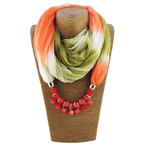 

Women's Polyester Infinity Scarf - Rainbow Print