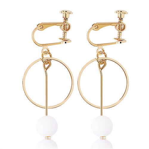 

Women's Clip on Earring Ladies Personalized Fashion Earrings Jewelry Gold For Daily Going out