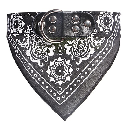 

Cat Dog Collar Breathable Classic Fabric Small Dog Black Purple