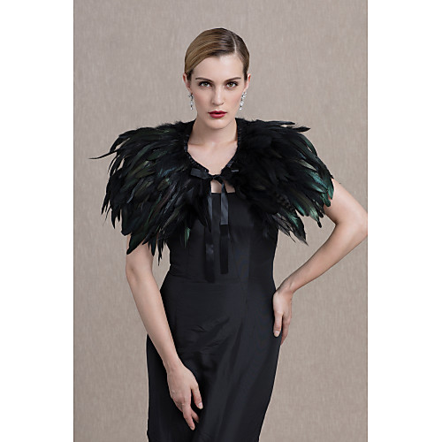 

Capelets Feather / Fur Wedding / Party / Evening Women's Wrap With Smooth / Fur