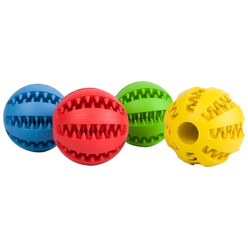 

Ball Chew Toy Teeth Cleaning Toy Dog Toy Pet Toy Durable Rubber Gift