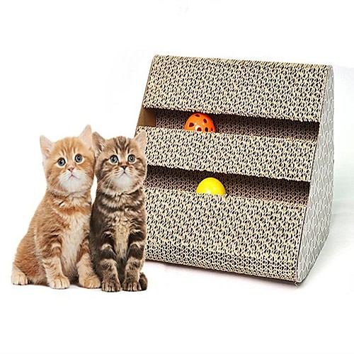 

Interactive Cat Cat Toy Scratch Pad Paper Gift Pet Toy Pet Play