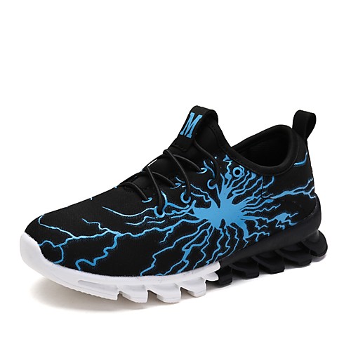 

Boys' Trainers Athletic Shoes Comfort Tulle Little Kids(4-7ys) Big Kids(7years ) Casual Running Shoes Lace-up Black / White Black / Blue Spring Fall / TR