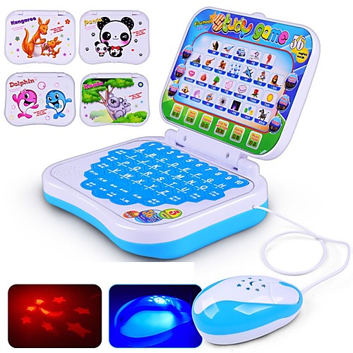 

Educational Toy Toy Computer Laptop Smart intelligent Music & Light with Bilingual Story Song Novelty with Screen Kid's Boys' Girls' Toy Gift