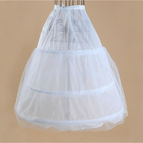 

Wedding / Party / Cocktail Slips Acrylic / Tulle Tea-Length Basic with