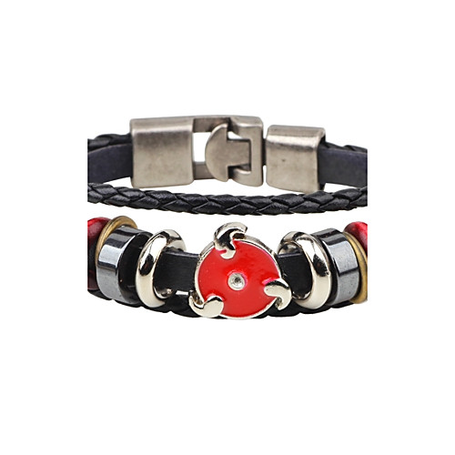 

Men's Leather Bracelet Personalized Fashion Leather Bracelet Jewelry Black / Coffee For Casual Going out