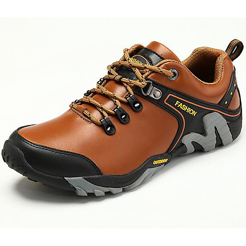 

Men's Hiking Shoes Mountaineer Shoes Waterproof Breathable Anti-Slip Wear Resistance Hiking Climbing Cross-Country Autumn / Fall Spring Summer Black Brown Coffee