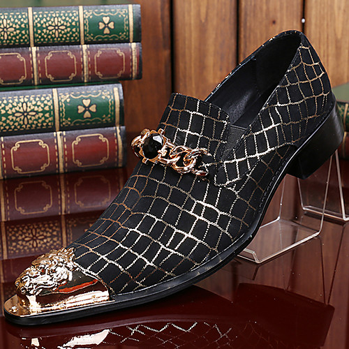 

Men's Formal Shoes Fall / Winter Vintage Casual Party & Evening Oxfords Nappa Leather Handmade Black