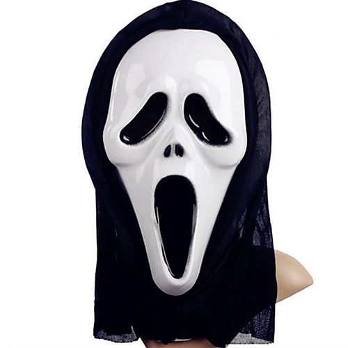 

Halloween Mask Practical Joke Gadget Halloween Prop Novelty Ghost Scary Scream Movie Character Plastic Adults' Unisex Boys' Girls' Toy Gift / 14 years