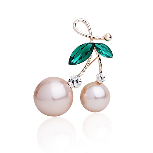 

Women's Brooches Ladies Fashion Pearl Brooch Jewelry Champagne For Party Going out