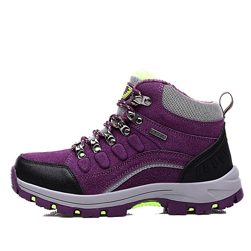 

LEIBINDI Women's Hiking Shoes Casual Shoes Mountaineer Shoes Thermal / Warm Anti-Slip Wearable Reduces Chafing Stylish Low-Top Running Hiking Climbing Autumn / Fall Winter Purple Fuchsia