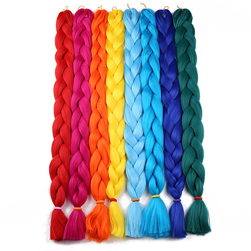 

Braiding Hair Crochet Jumbo Synthetic Hair 1pc / pack Hair Braids Long 100% kanekalon hair