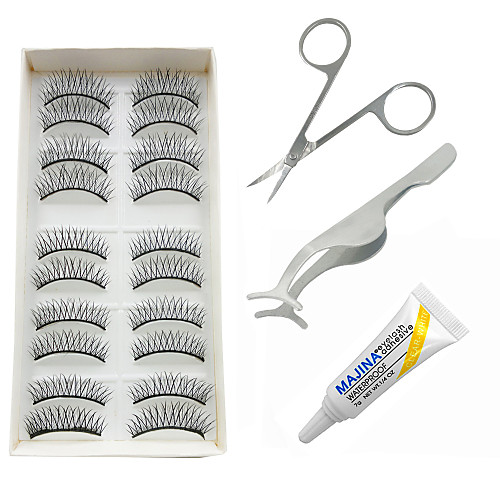 

Eyelash Extensions Makeup Tools Eyelash Glue Fiber Daily Full Strip Lashes Crisscross - Makeup Daily Makeup Party Makeup Cosmetic Grooming Supplies