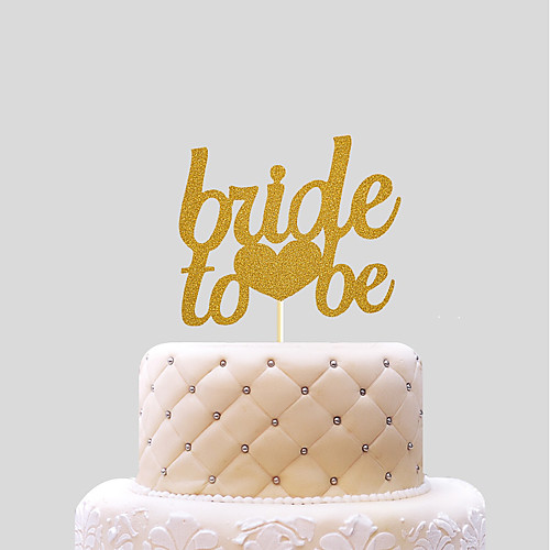 

Cake Topper Wedding Hearts Paper Wedding with 1 PVC Bag