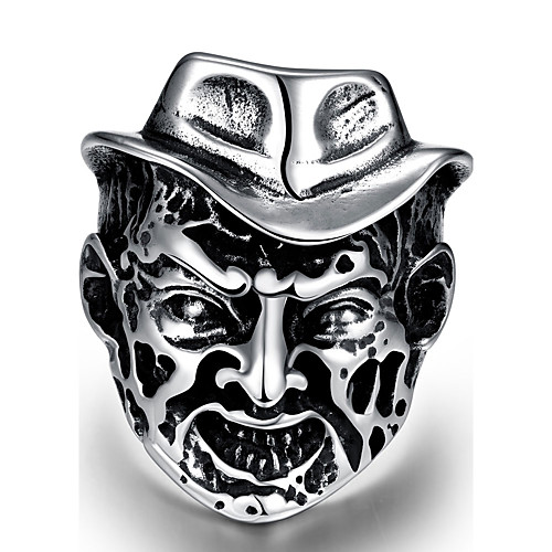 

Knuckle Ring Geometrical Silver Stainless Steel Alloy Skull Personalized Punk 8 9 10 11 12 / Men's