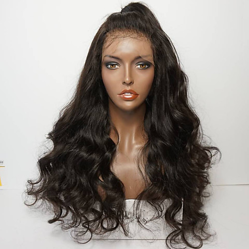 

Human Hair Lace Front Wig Layered Haircut style Brazilian Hair Deep Wave Wig 130% Density with Baby Hair Natural Hairline For Black Women Unprocessed Women's Short Medium Length Long Human Hair Lace
