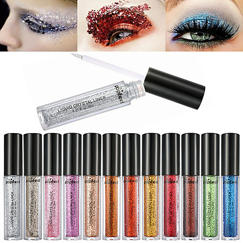 

12 Colors Eyeshadow Palette Liquid Shimmer Matte Shimmer Ammonia Free Formaldehyde Free Glitter Shine smoky Multi-function Daily Makeup Halloween Makeup Party Makeup Cosmetic Gift