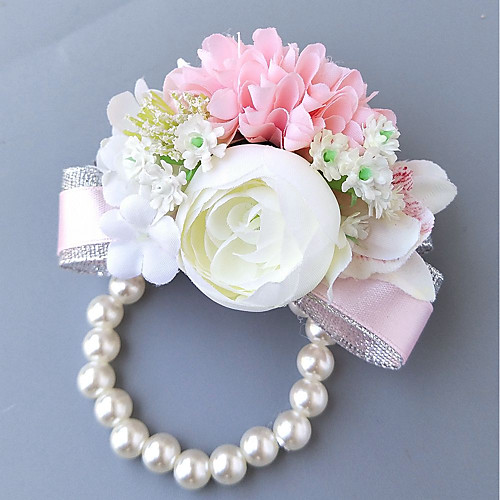 

Wedding Flowers Wrist Corsages Wedding Polyester 3.94 inch