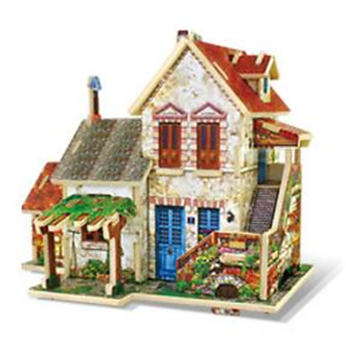 

RUOTAI 3D Puzzle Model Building Kit Wooden Model Houses Wooden 1 pcs Kid's Toy Gift