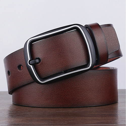 

Men's Solid Alloy Waist Belt - Solid Colored Retro