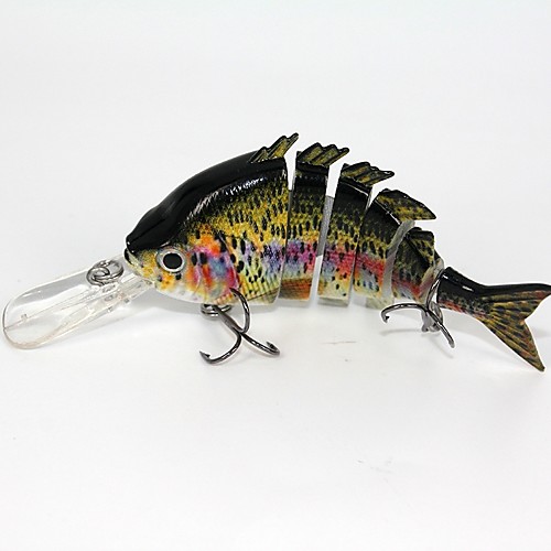 

1 pcs Fishing Lures Multi Jointed Swimbaits lifelike 6 Segment Floating Bass Trout Pike Treble Hook Sea Fishing Bait Casting Freshwater Fishing