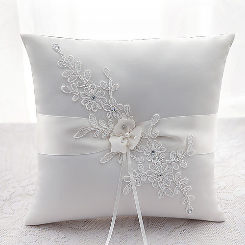 

Rhinestone / Ribbon Tie / Flower Ring Pillow Beach Theme / Classic Theme All Seasons
