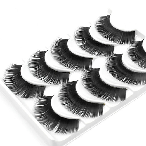 

Eyelash Extensions False Eyelashes 10 pcs Volumized Curly Extra Long Fiber Daily Full Strip Lashes Thick - Makeup Daily Makeup Cosmetic Grooming Supplies